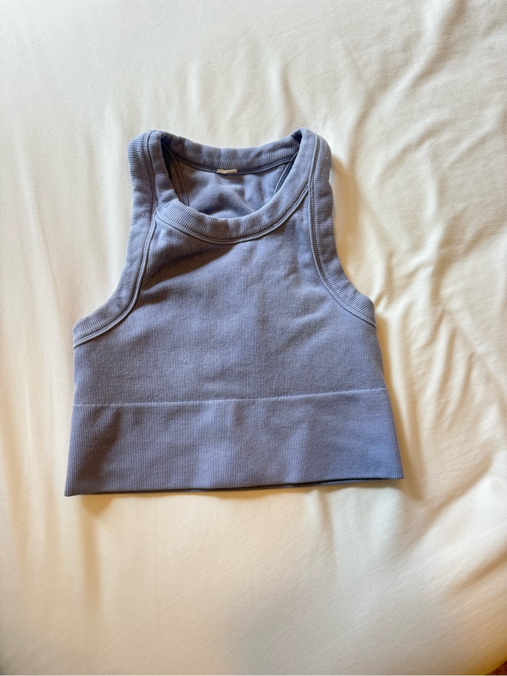 ALO Yoga Lavender Blue Racerback Sports Bra